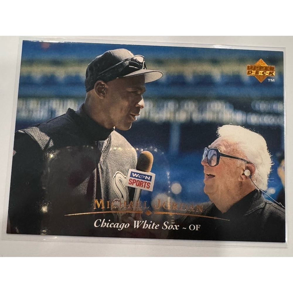 1995 Upper Deck Michael Jordan, Harry Caray #200